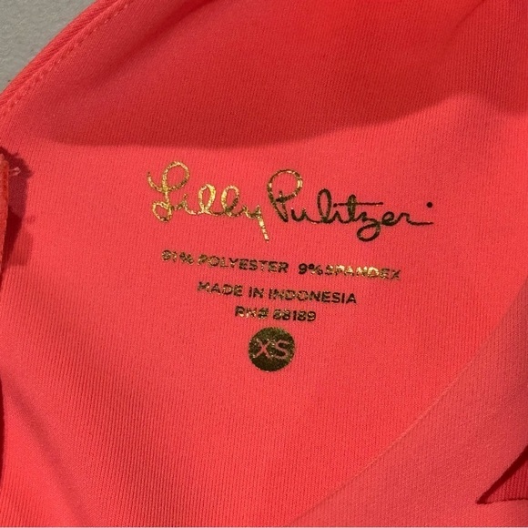 Lily Pulitzer Women’s XS Pink Daisy Laser Cut Scuba Ponte Shift Dress Resortwear - Picture 3 of 7